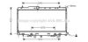 AVA QUALITY COOLING SU2056 Radiator, engine cooling